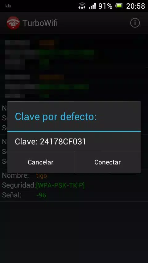 Screenshot of Turbo Wifi Download